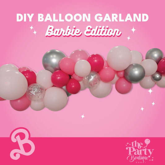 Do It Yourself Deflated Balloon Garland Kit - Barbie