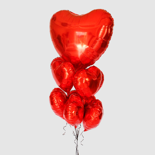 Heart Shape XL Balloon Cluster