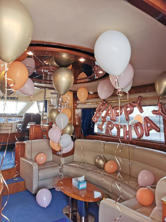 Interior Balloon Decor for Yacht