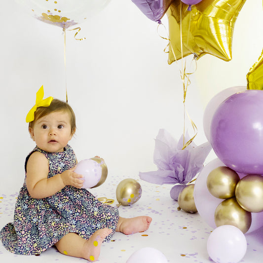 First Birthday Personalised Balloon Set