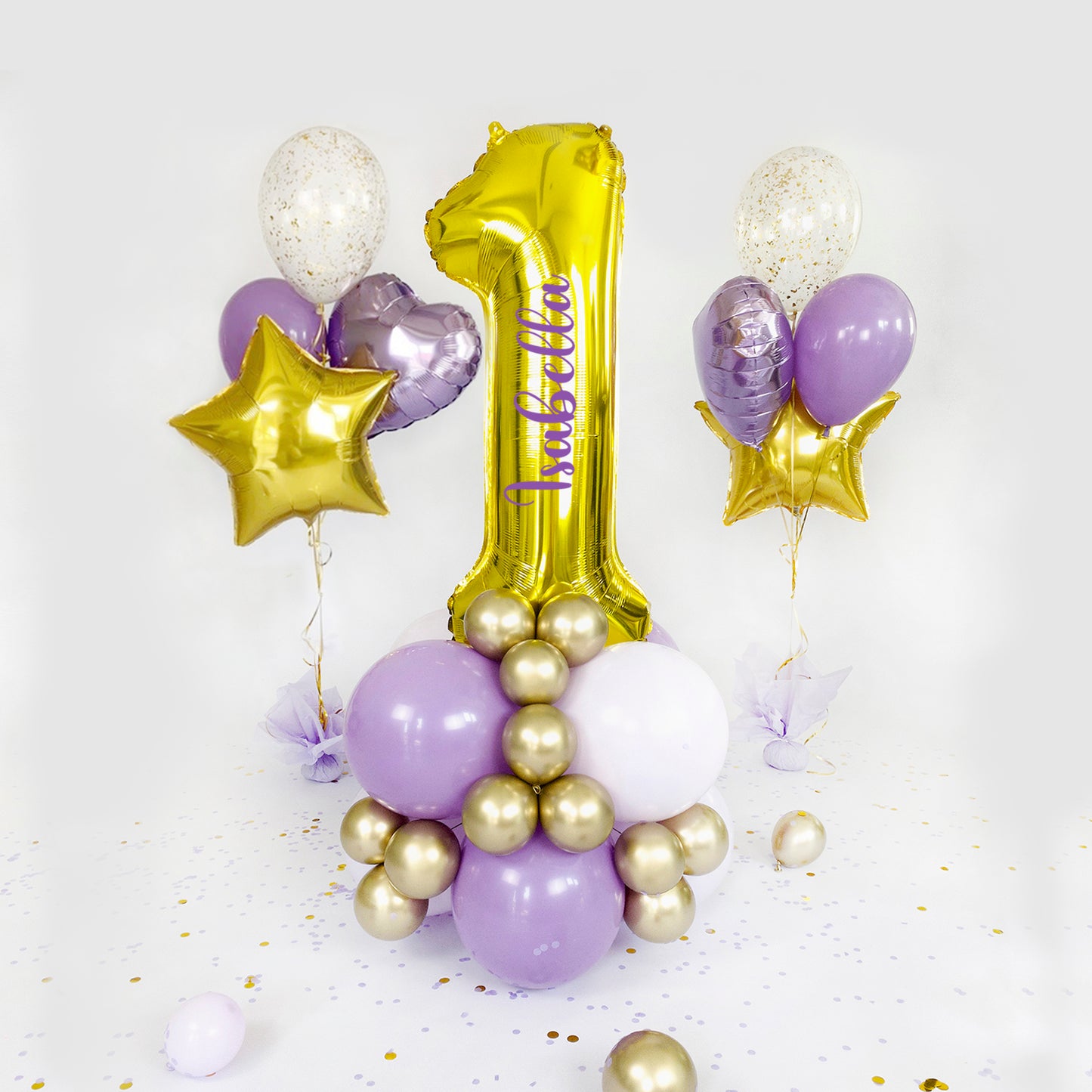 First Birthday Personalised Balloon Set